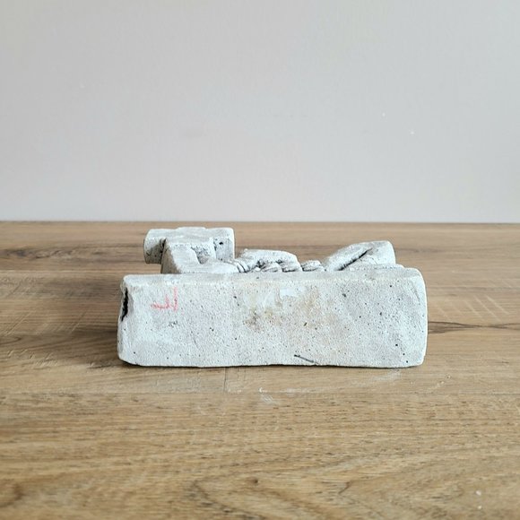 Mayan Aztec hand carved stone figurine. - Picture 6 of 7